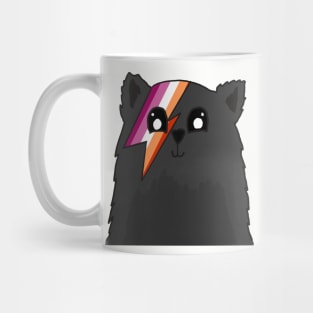 Lesbian Pride Flag Kitty Mug